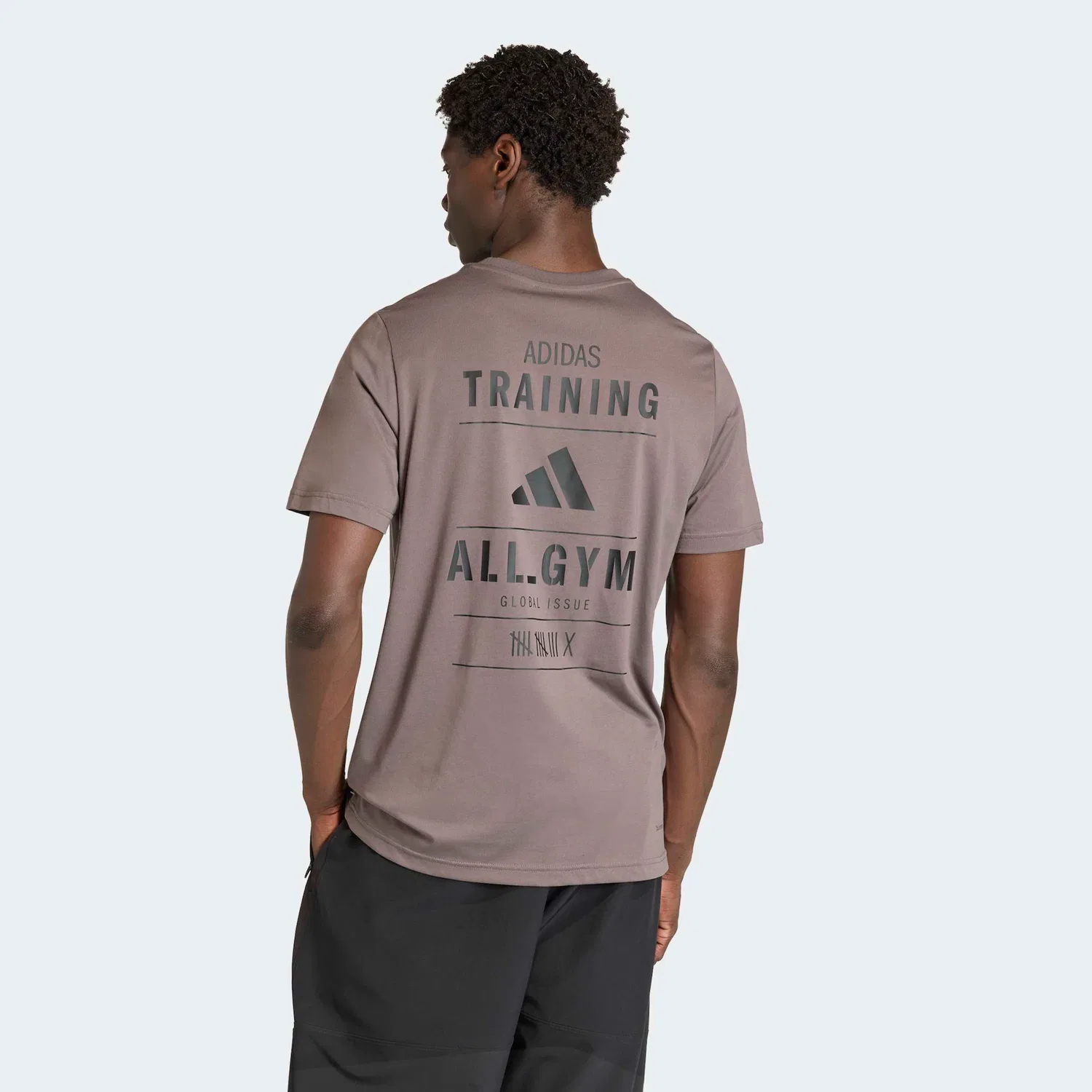 Мужская футболка с сетчатым материалом Adidas Performance, Charcoal