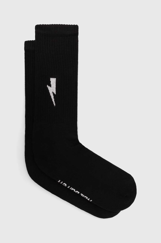 

Носки Bolt Cotton Skate Neil Barrett, черный