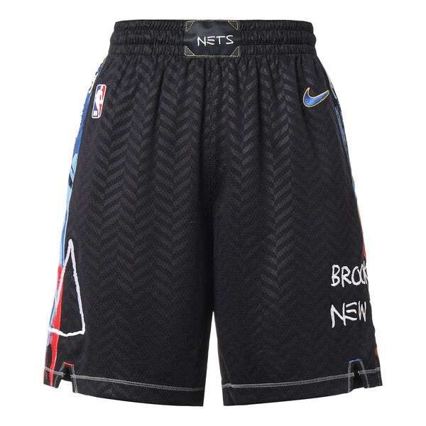 

Шорты короткие brooklyn nets city edition 2020 Nike, черный