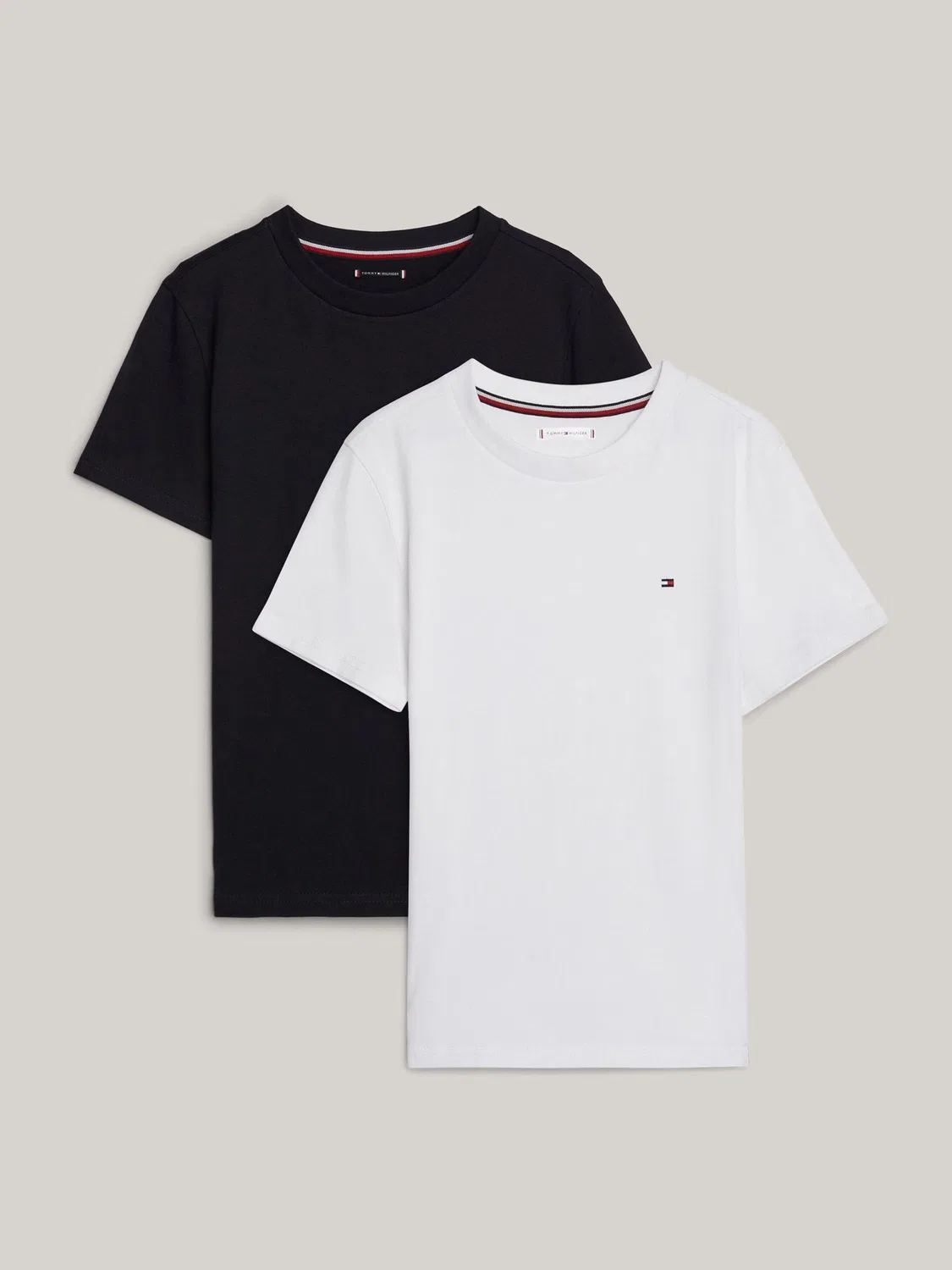 Футболка Tommy Hilfiger Black Signature, 2 шт Tommy Hilfiger, черный