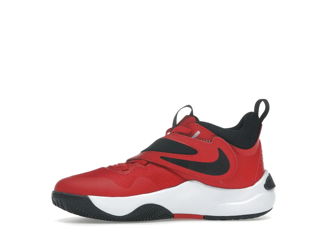 Детские кроссовки для мальчиков Nike Team Hustle D 11 Nike, University Red/White/Black — фото 3