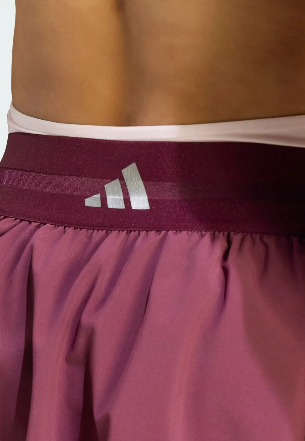 Пышная юбка - спортивная юбка Adidas Performance, Maroon — фото 4