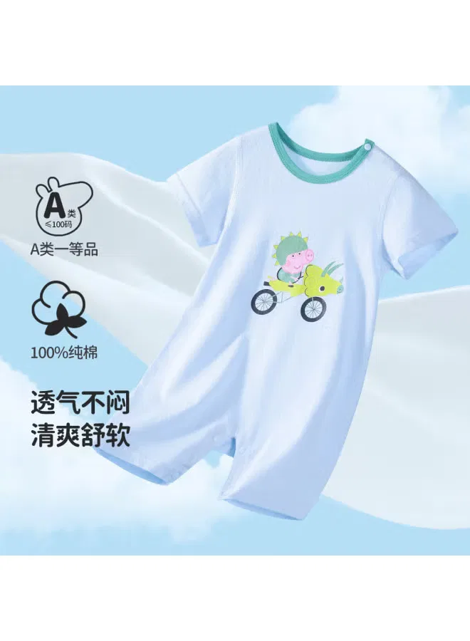 Боди-комбинезон с коротким рукавом для мальчиков Peppa Pig, синий — фото 2