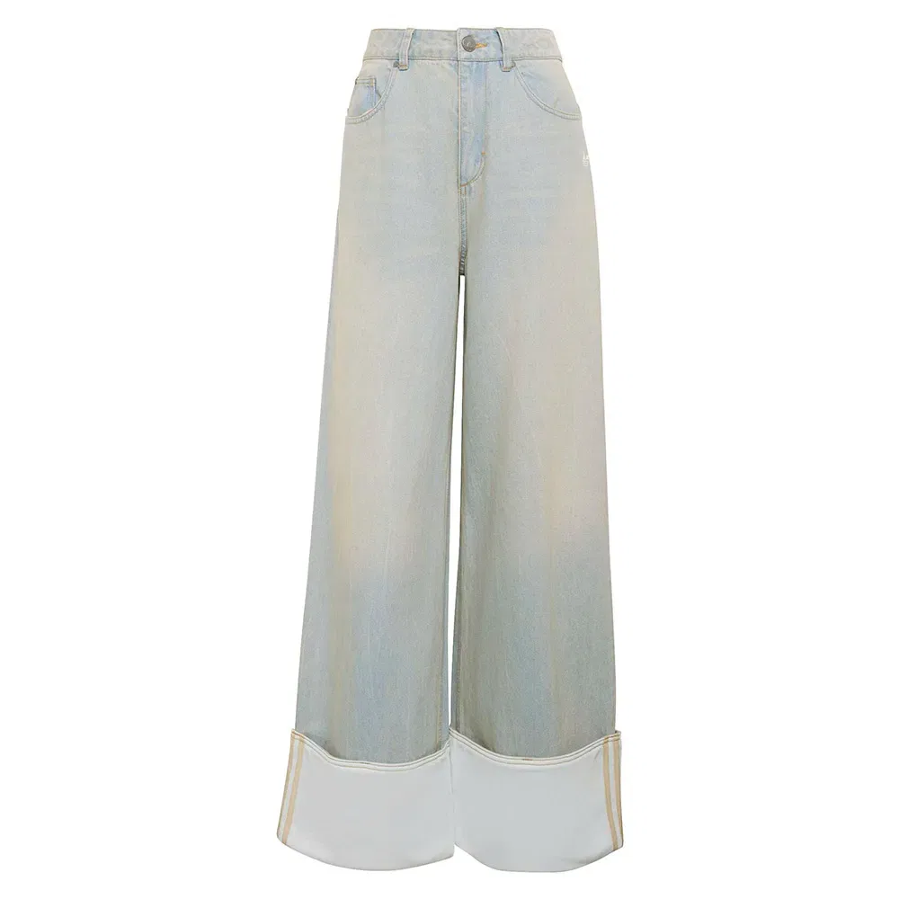Джинсы Vintage Wide Leg Adidas Originals, синий