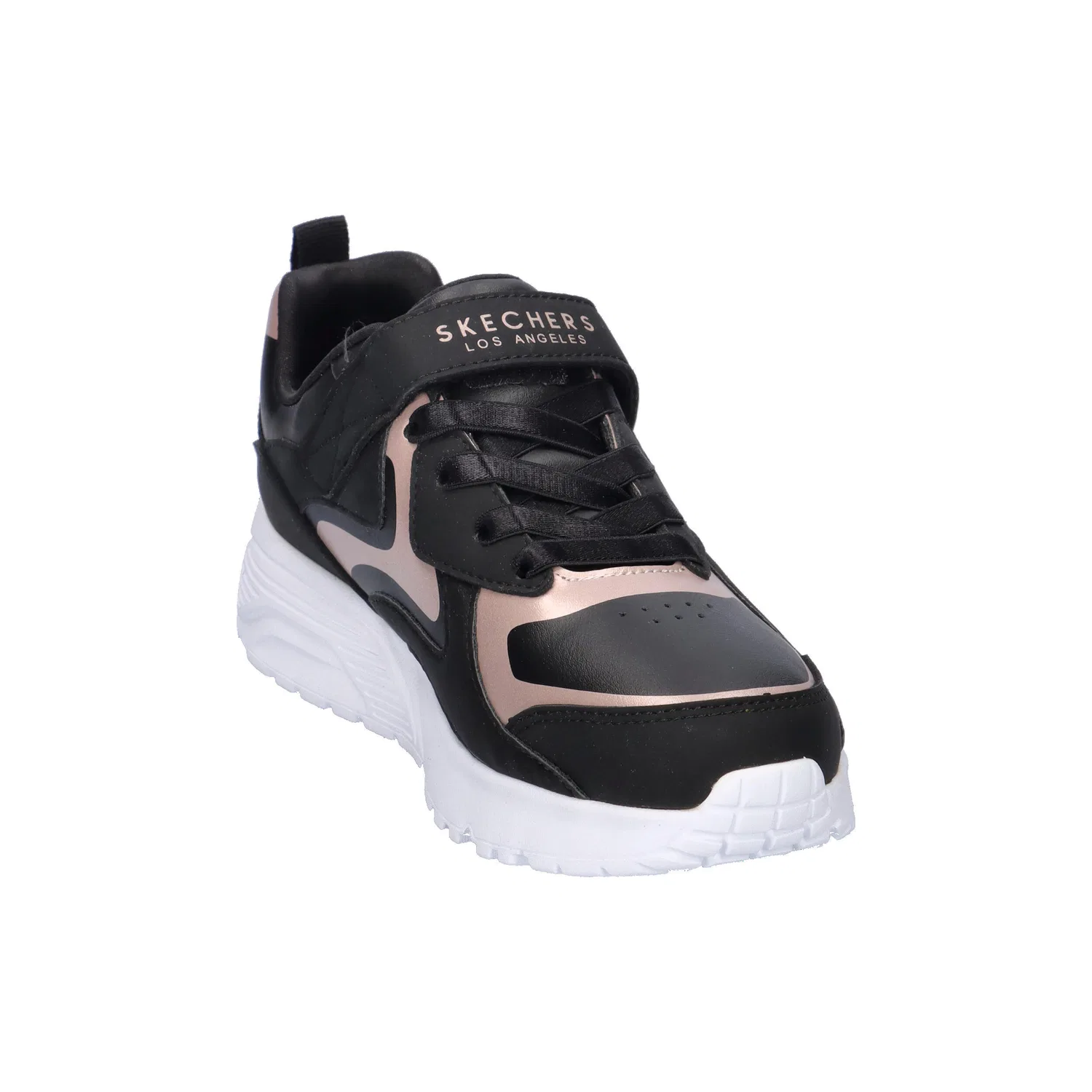 Детские кроссовки с принтом Uno Lite Metallic Burst Skechers, Schwarz — фото 2