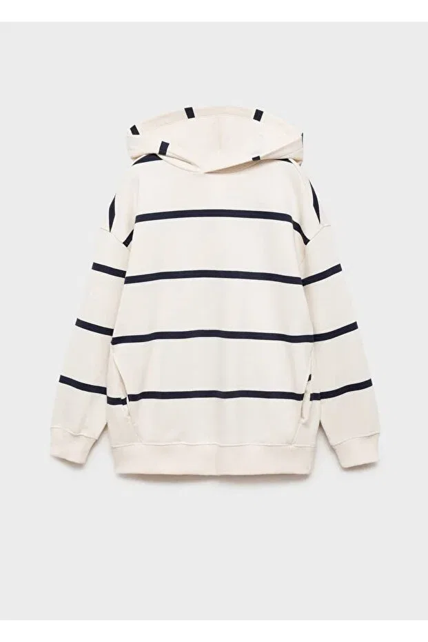 Детские свитшот для мальчиков с капюшоном Mango Kids, Ice Gray