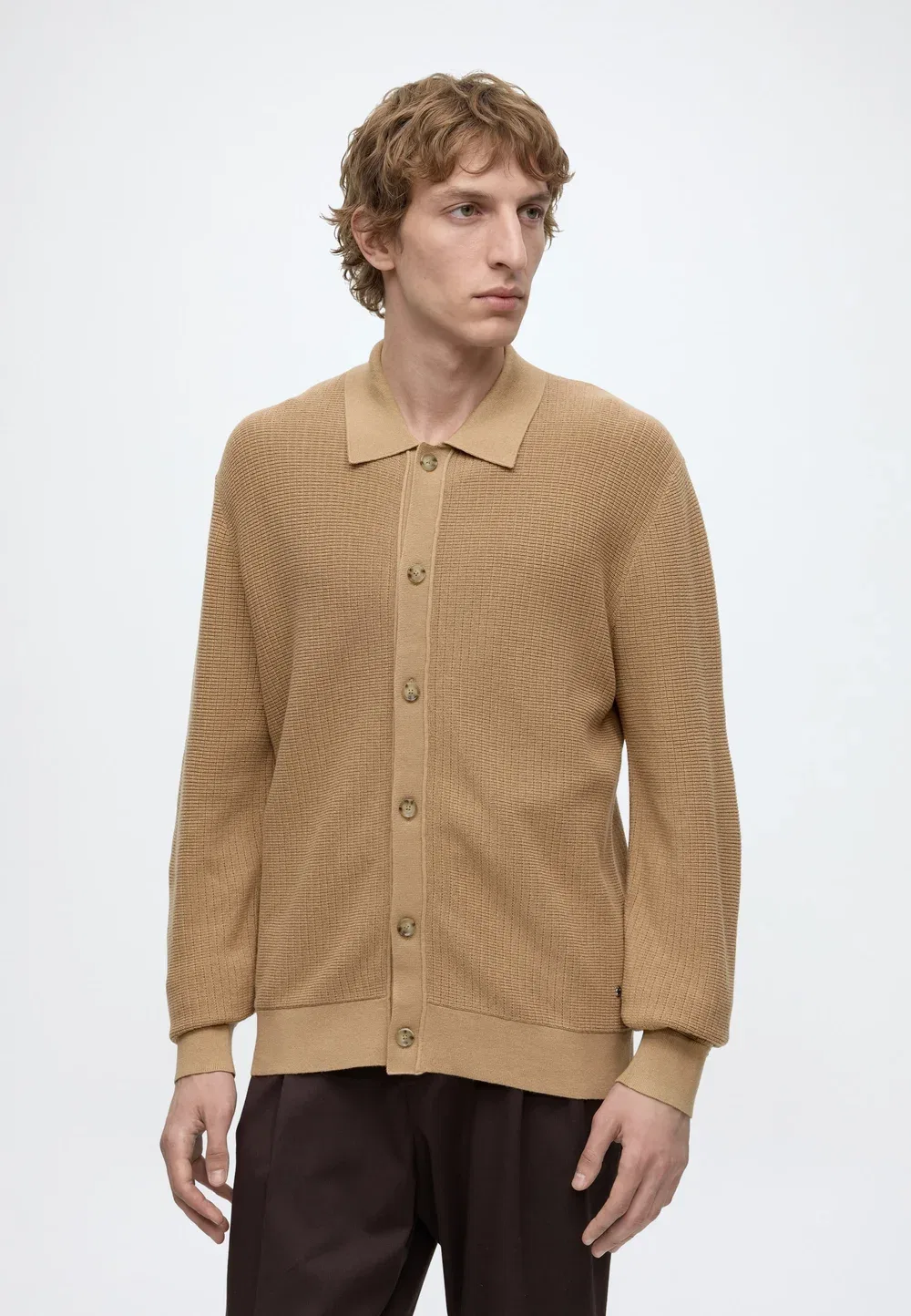 Лаконико - кардиган Boss, Medium Beige