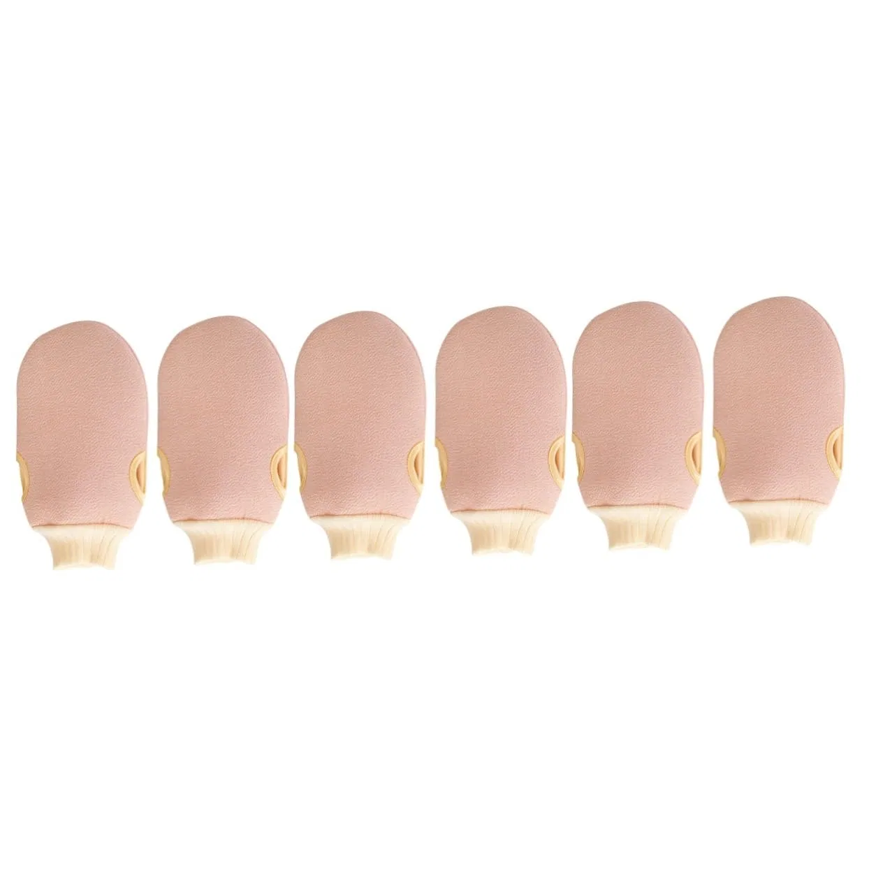 Эксфолиирующие перчатки, 6 шт, Angoily, Light Pink