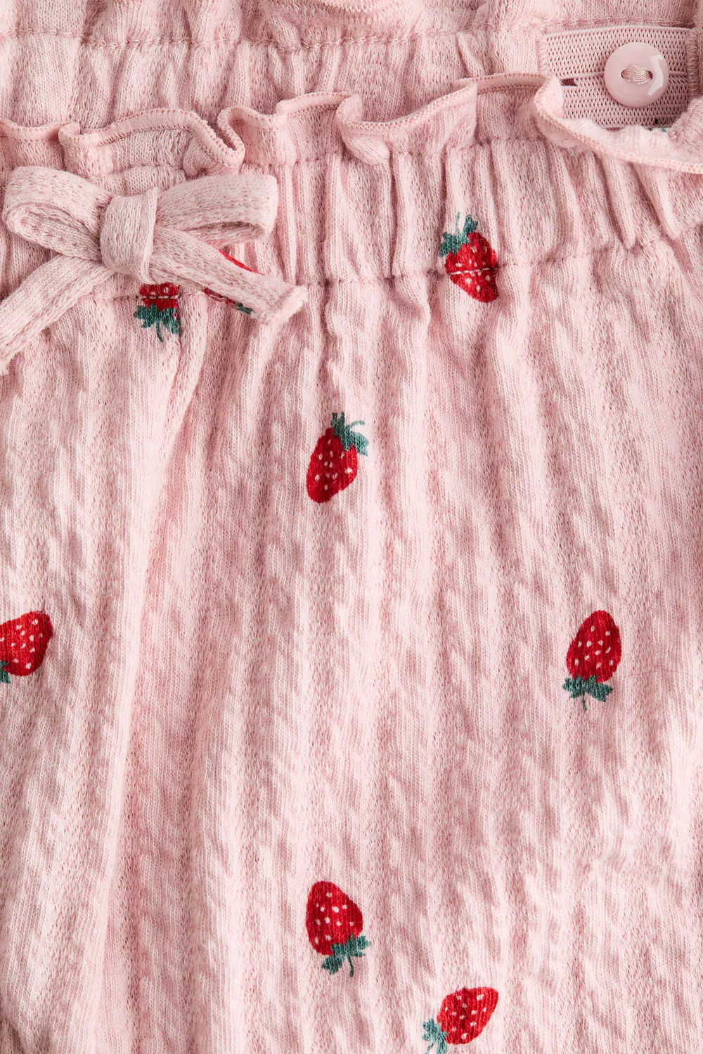 Брюки из фактурного трикотажа H&M, Rosa/Erdbeeren — фото 2