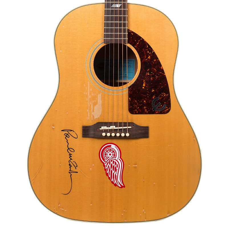 

Epiphone USA LTD ED Texan SN № 40 из 40 Произведено и подписано Полом Маккартни EMTAANNH1