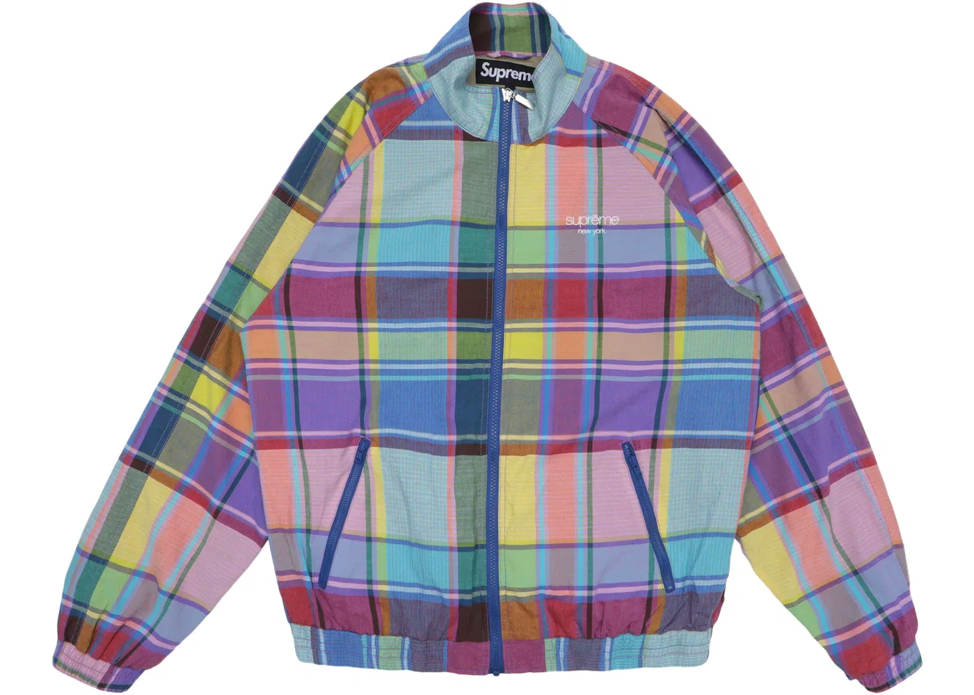 Мужская куртка с принтом Supreme Madras Track Jacket, Multi
