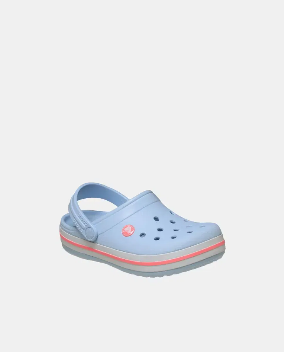 Детский сабо для девочек Croslite Crocband Clog Crocs, Azul Pálido — фото 4