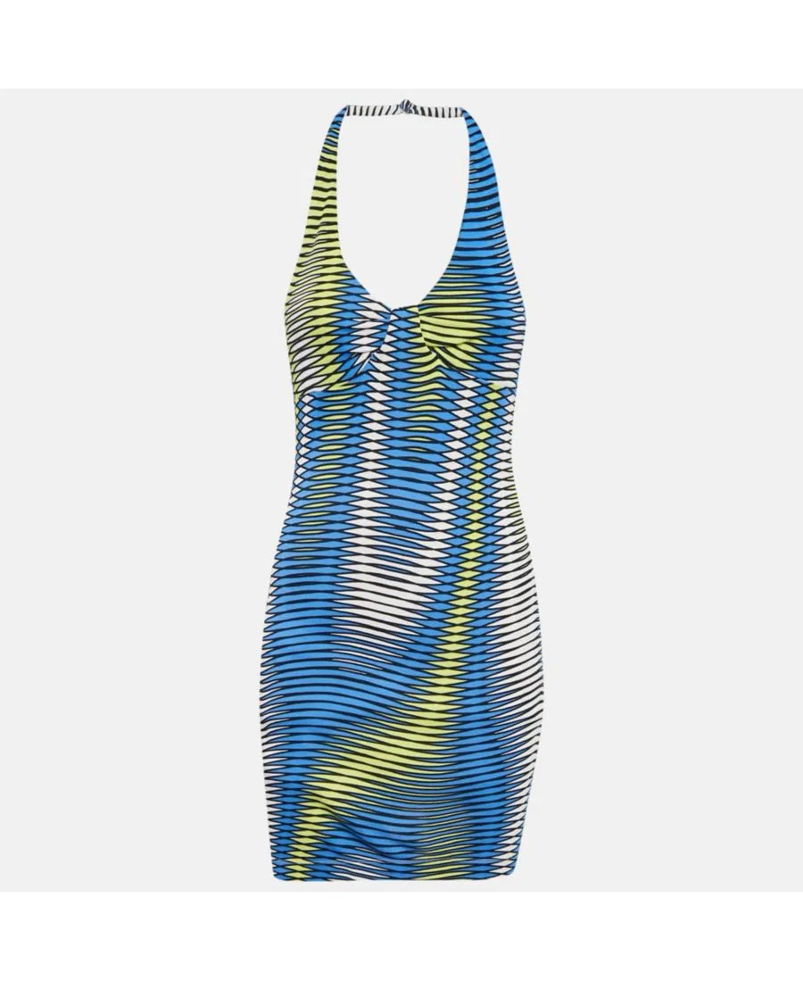 Женское платье-трапеция с принтом Versace Jeans Couture, Multicolor