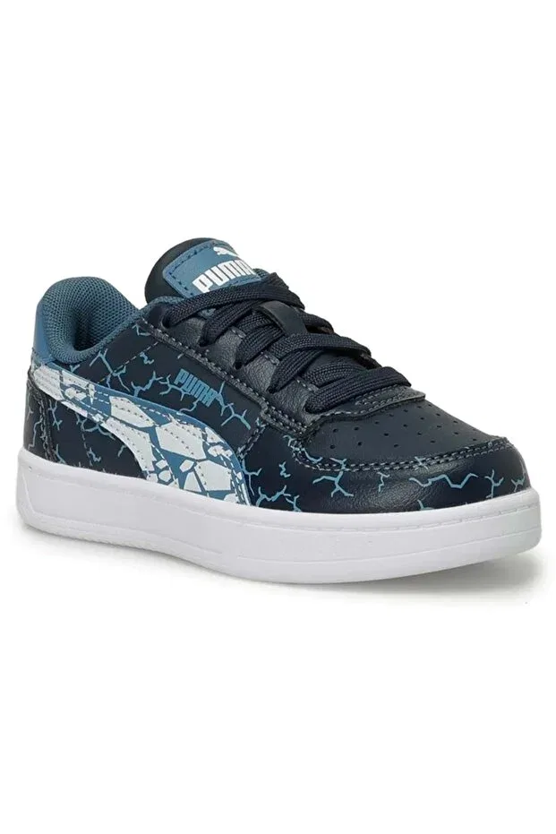 Детские спортивные кроссовки для девочек текстильные Caven 2.0 icy monster ps 398732-02 Puma, Синий — фото 2