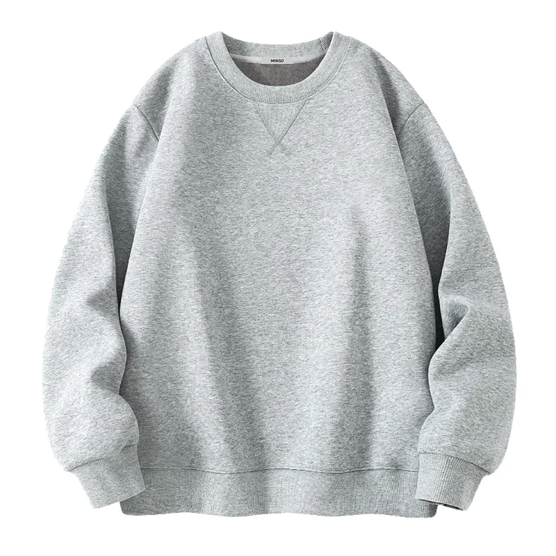 Детский свитшот с начесом MINISO, Heather Gray