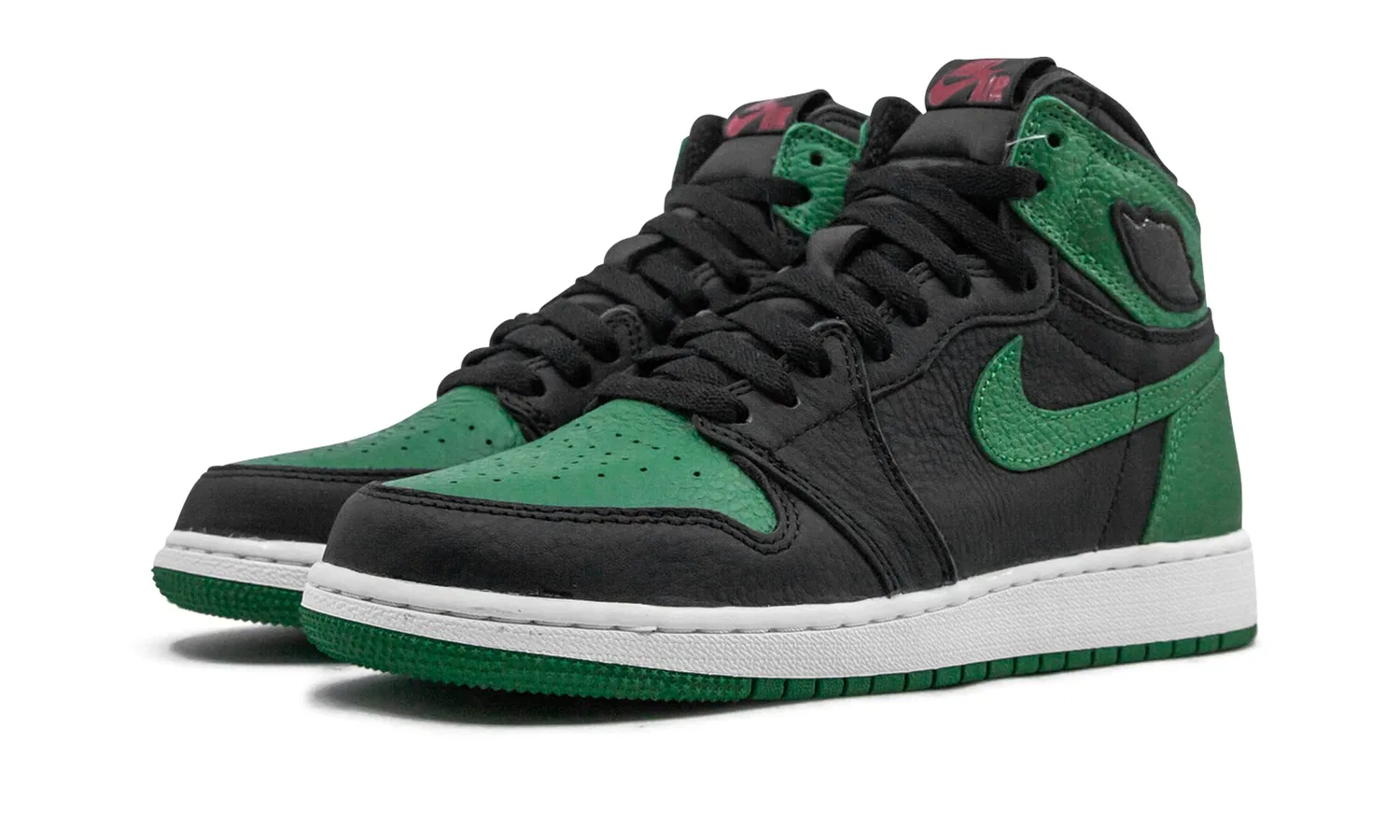 Мужская футболка хлопковая NIKE NSW Club Tee, Black Pine Green White Gym Red — фото 2