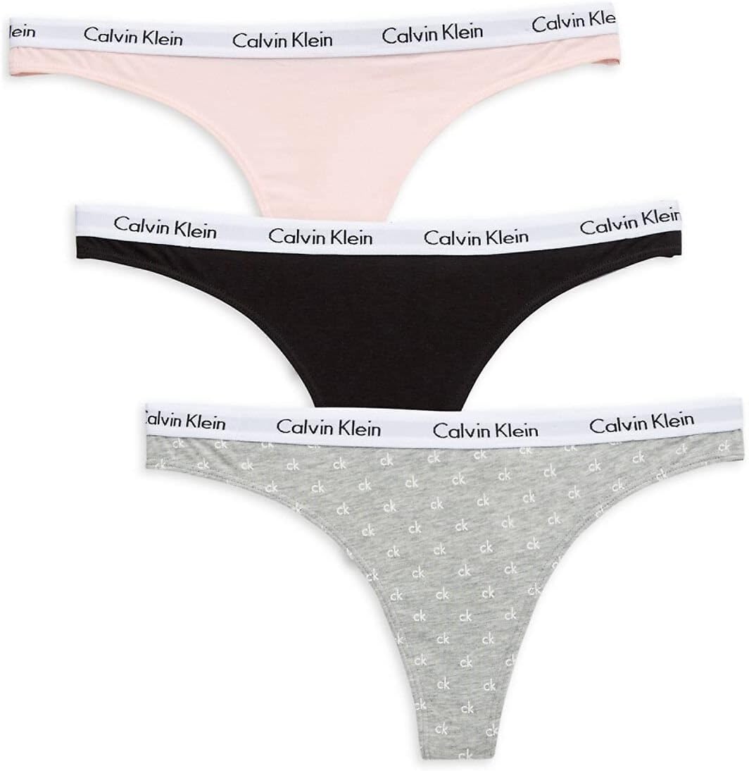 

Женские трусики-стринги Calvin Klein Carousel Logo из хлопка и эластичного хлопка, упаковка, Pink(Qp1259-849)/Ck Print
