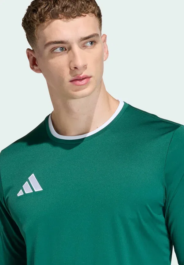 Топ с длинными рукавами Adidas Performance, белый/темно-зеленый — фото 3