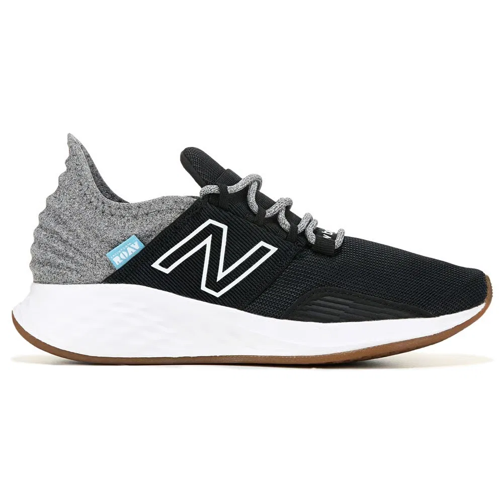 Детские беговые кроссовки Roav New Balance, Black/Grey/Gum — фото 2