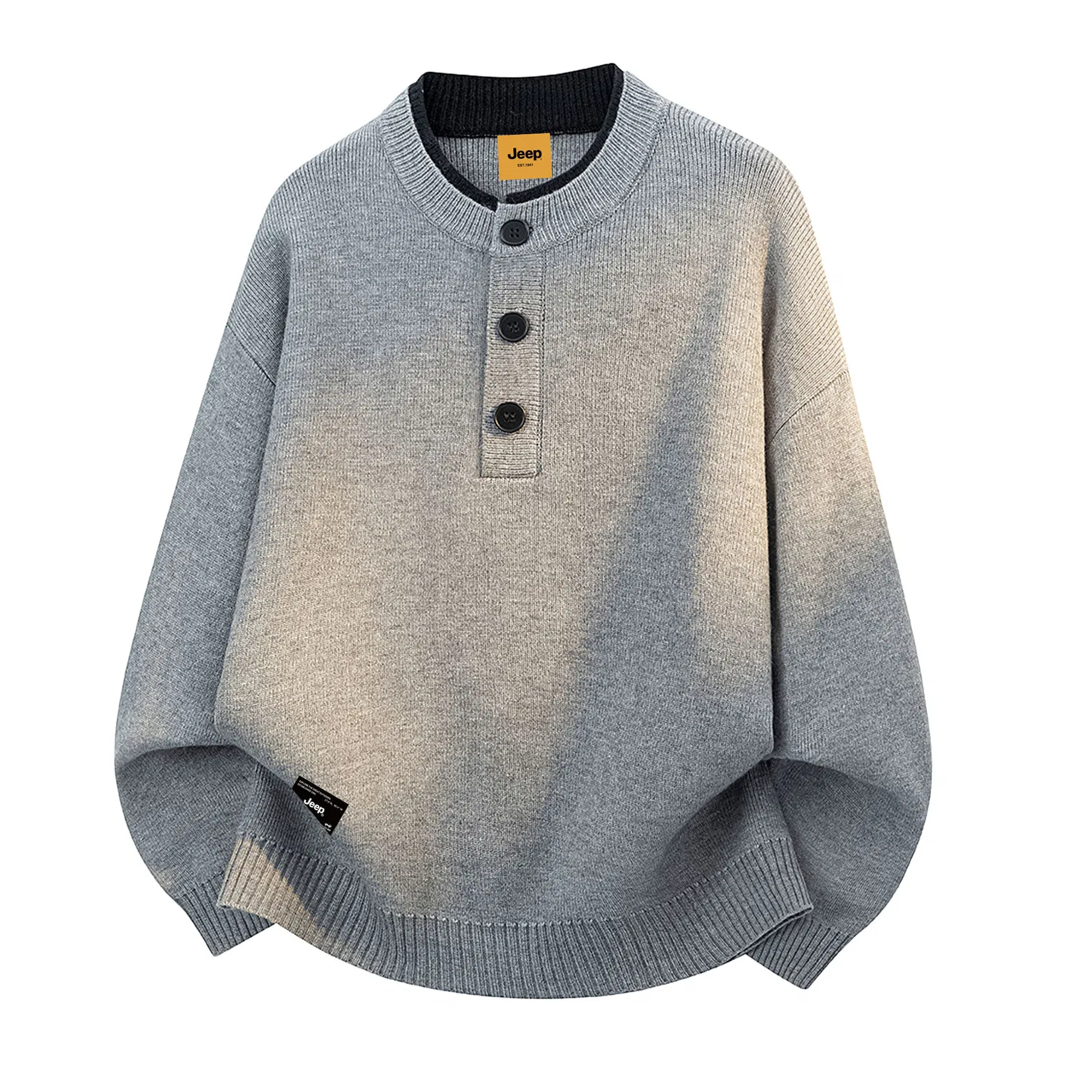 Детский свитер с круглым вырезом Jeep Leisure Collection Knitwear, серый