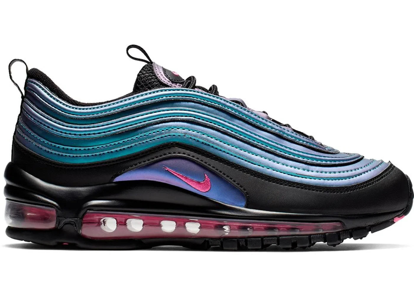 Детские кроссовки Lifestyle Nike Air Max 97, Black/Laser Fuchsia