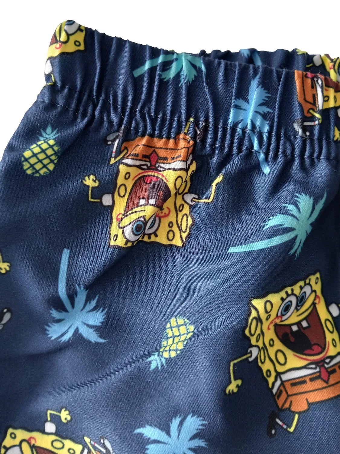 Шорты для плавания с принтом пальм Spongebob, синий — фото 3