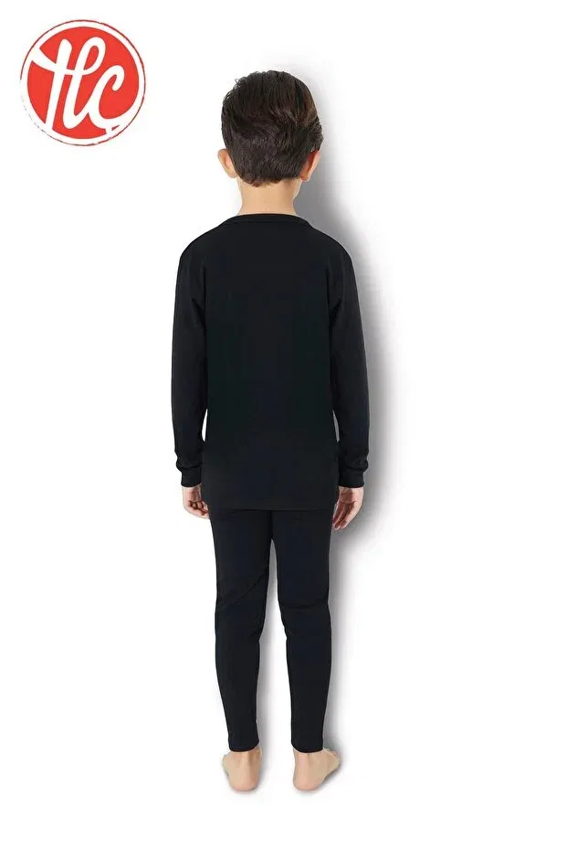 Детское боди с длинным рукавом Gd Goldoremi, Black — фото 2