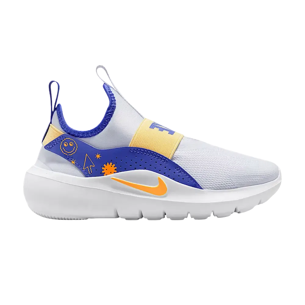 Кроссовки Nike Flex Runner 4 SE PS, Football Grey Lapis Soft Yellow