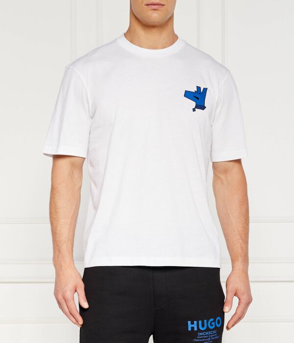 

Футболка ноллико Regular fit Hugo Blue, белый