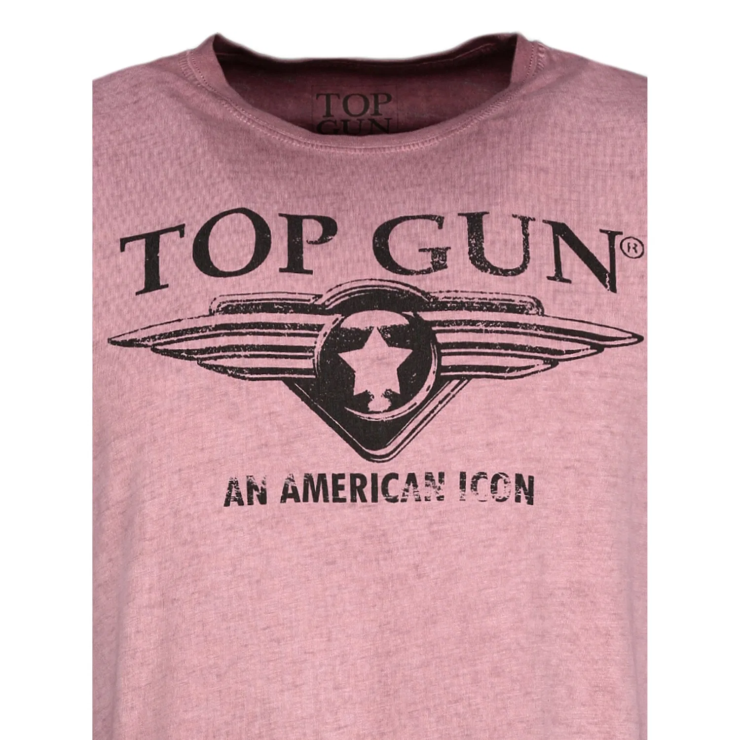 Детская хлопковая футболка с принтом Top Gun, Red — фото 2