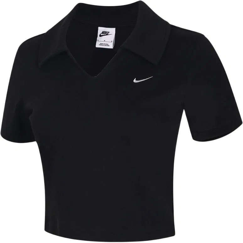 Женская футболка с отложным воротником Nike, Цвет 010