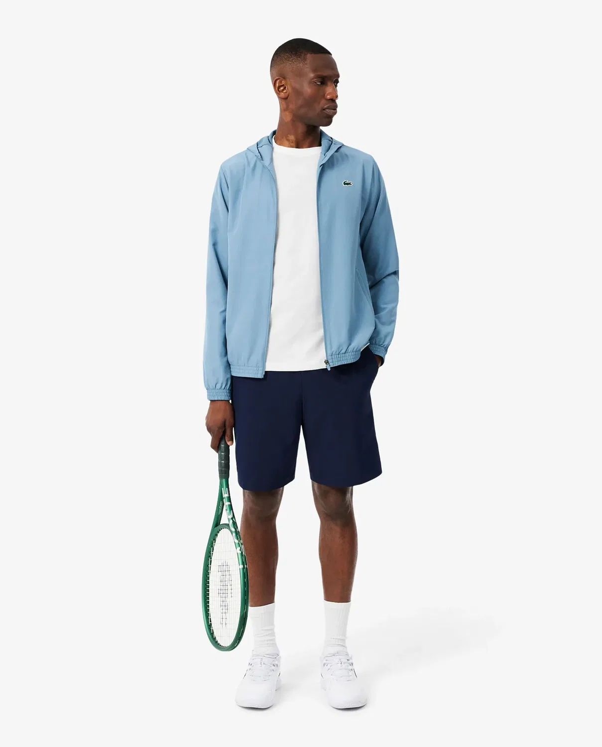 Мужская футболка с принтом Ultra Dry Lacoste, Blanco — фото 4