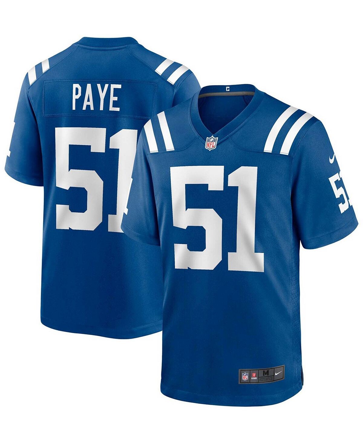 

Мужская футболка kwity paye royal indianapolis colts 2021 nfl draft first round game jersey Nike