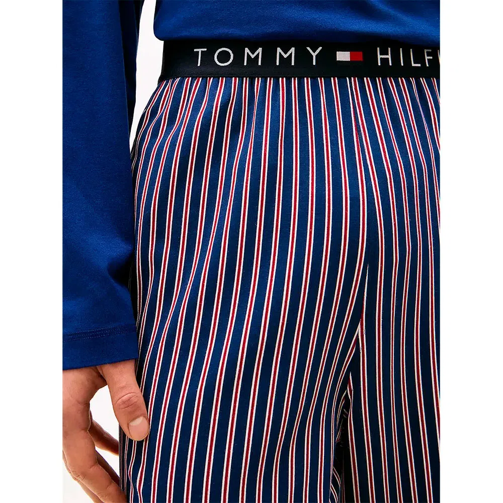 Пижама с длинным рукавом Tommy Hilfiger, синий — фото 3