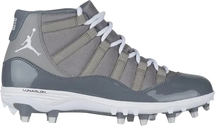 

Кроссовки Air Jordan 11 TD Cleat Cool Grey, серый