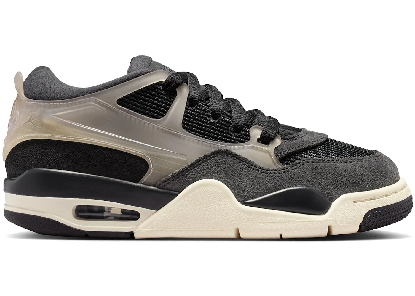 Детские кроссовки Lifestyle Jordan 4 RM PSG Paris Saint-Germain Off Noir Jordan, Off-Noir/Anthracite/Sail/Particle Rose