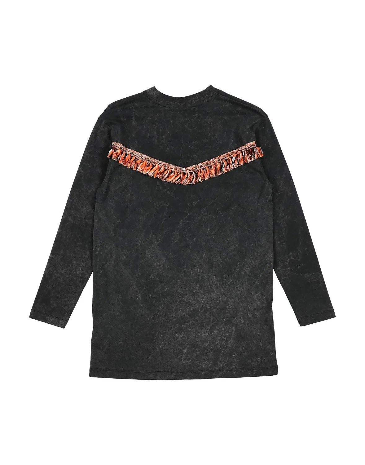 Детское платье для девочек с длинным рукавом Marcelo Burlon, темно‑серый — фото 2