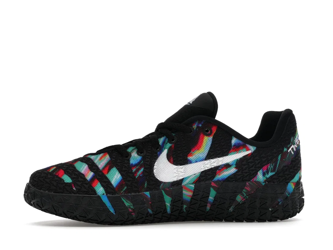 Детские кроссовки для мальчиков с низким профилем Nike Ja 3, Black/White/Bright Crimson/Cobalt Bliss — фото 3