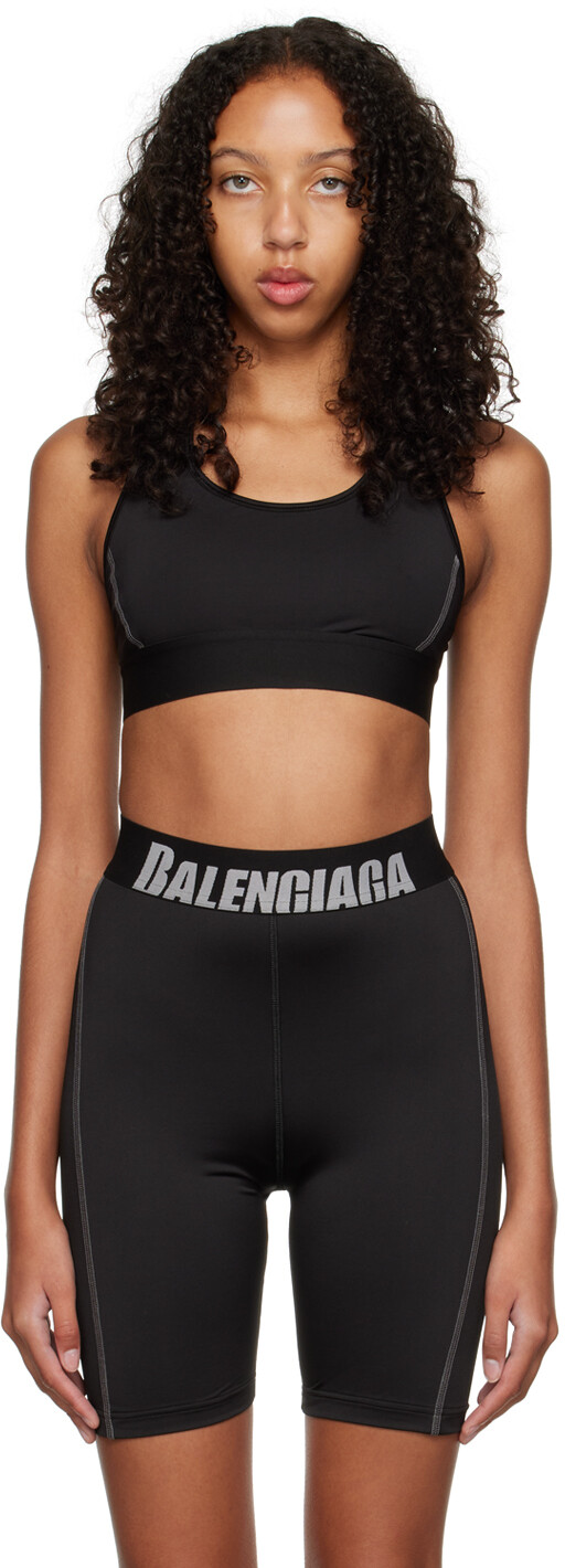 

Черный спортивный бюстгальтер Balenciaga