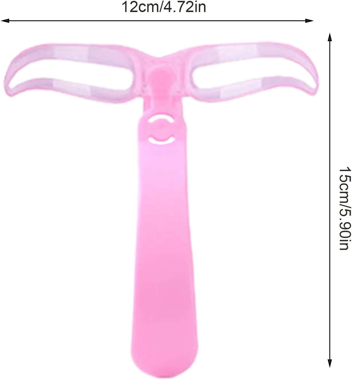 Трафареты для бровей, 8 стилей, ABS, 15x12 см, Pink Generisch — фото 2