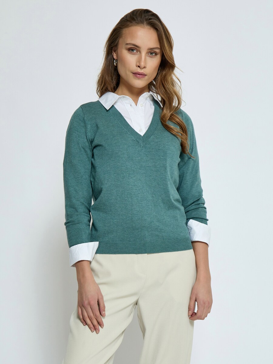 

Свитер minus Milla, mottled green