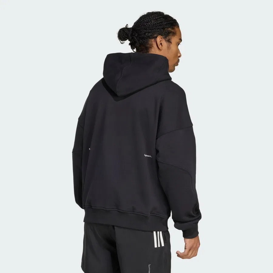 Худи для бега с принтом H.Koumori Running Hoodie adidas, Черный — фото 4