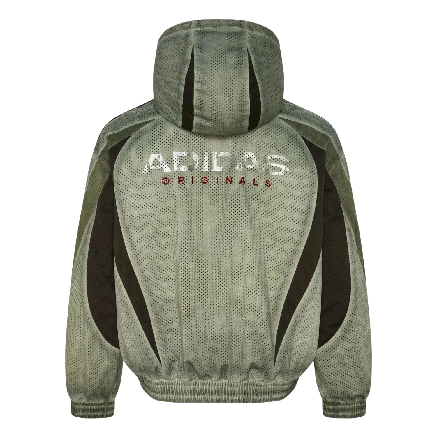 Унисекс куртка с капюшоном прямого кроя Pebble Silver Gray Adidas Originals, Pebble Silver Gray — фото 3