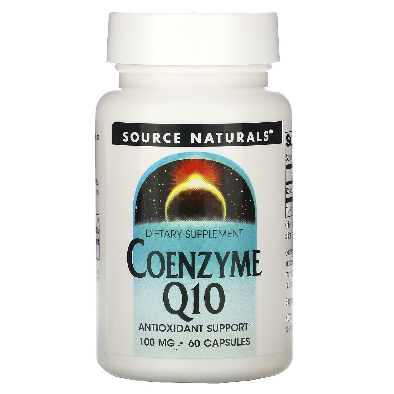 

Source Naturals, коэнзим Q10, 100 мг, 60 капсул