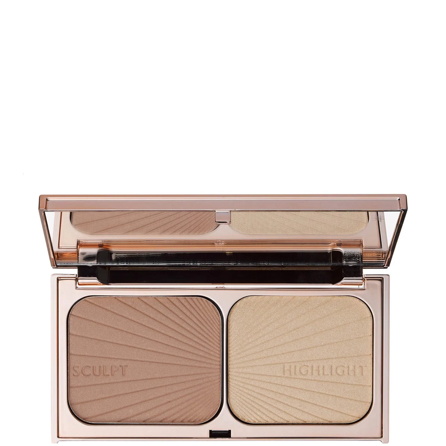 Палетка для контуринга и хайлайтера Filmstar Bronze & Glow Charlotte Tilbury, Light to Medium