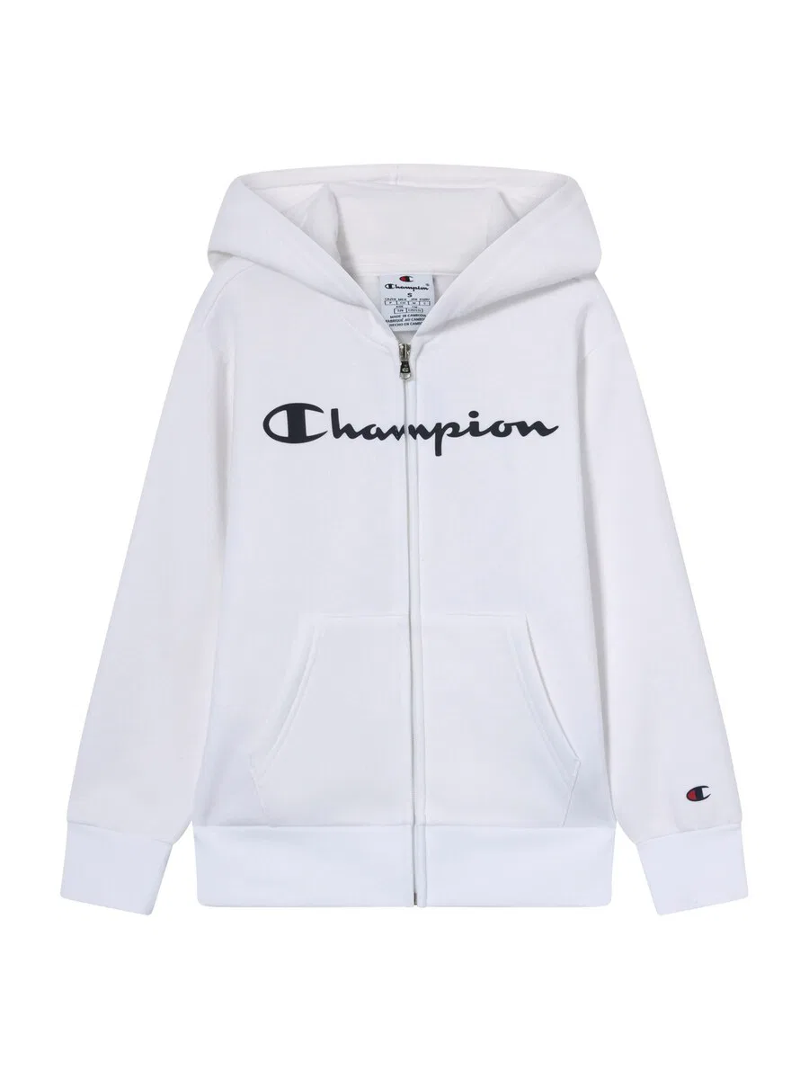 Толстовка на молнии Champion белого цвета