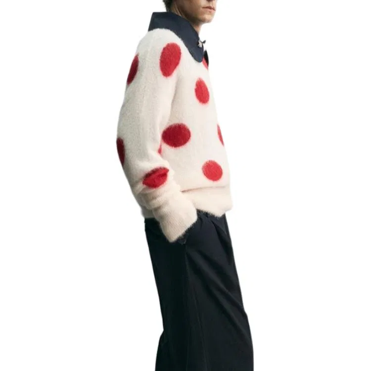 Мужской свитер с принтом x Disney Harry Lambert FW25 Knitwear Men's ZARA, Raw White — фото 4