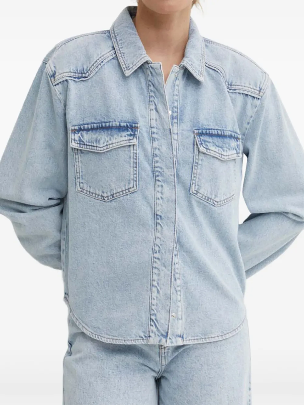 

Джинсовая рубашка KailyGZ Gestuz, синий