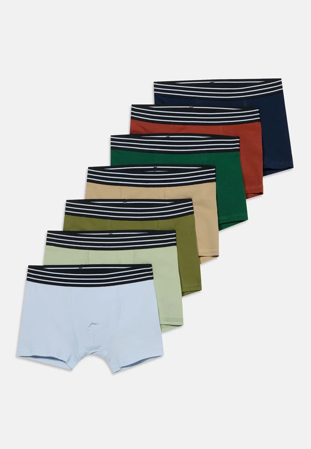 7 pack - хипстеры Friboo By Zalando, Dark Blue/Olive/Dark Red — фото 3