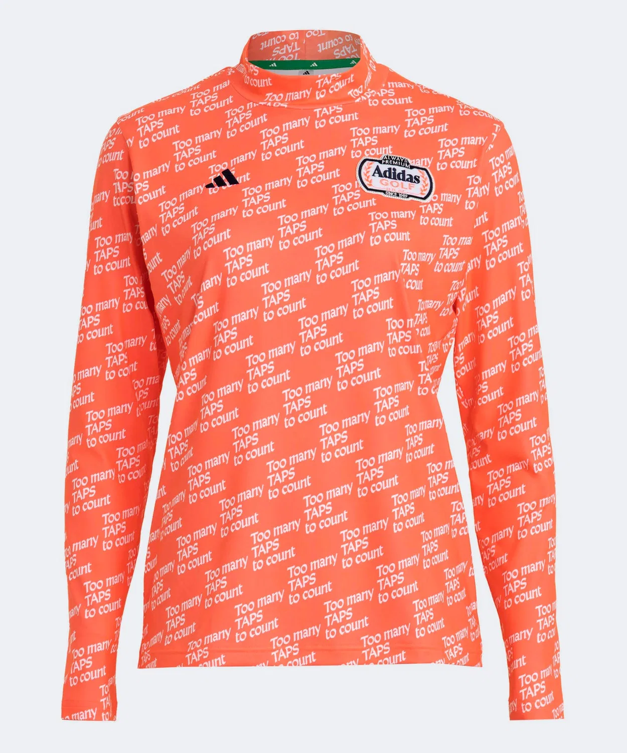 Женская футболка с длинным рукавомс принтом CHIP Adidas, Pink